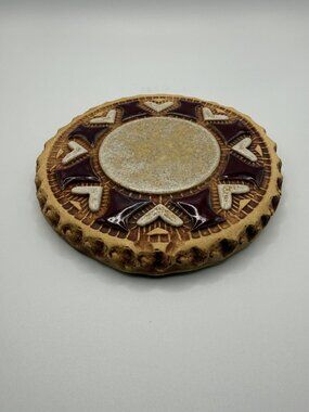 VTG Jane Ashley Stoneware Pottery Trivet/Bread Warmer